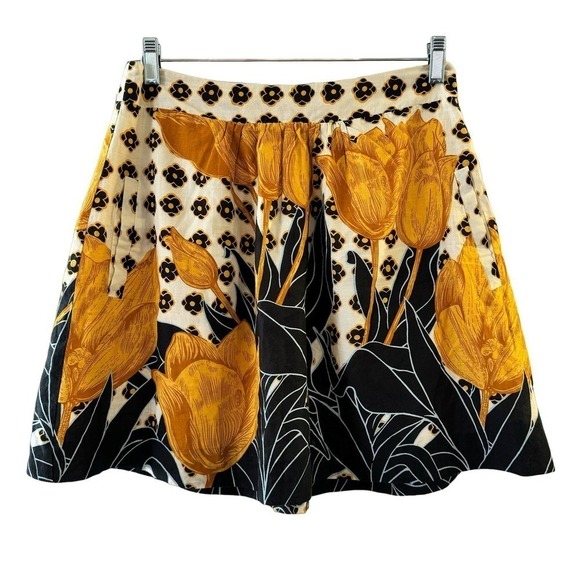 Anthropologie Edme & Esyllte Floral Skirt Size Small - Picture 3 of 9